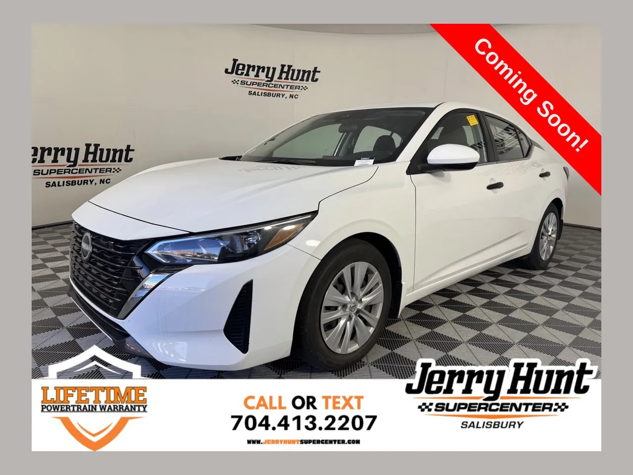 White 2025 Nissan Sentra S for sale in Salisbury, NC