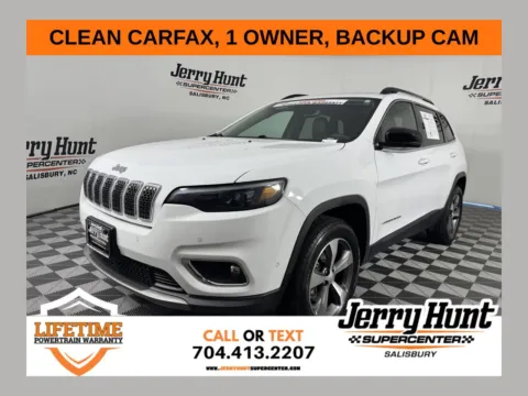 White 2022 Jeep Cherokee Limited for sale in Salisbury, NC