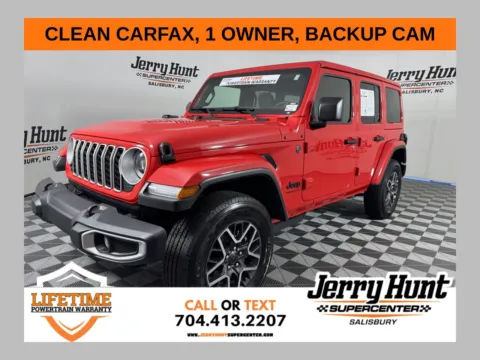 Red 2026 Jeep Wrangler Sahara for sale in Salisbury, NC