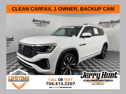 White 2025 Volkswagen Atlas 2.0T SEL Premium R-Line for sale in Salisbury, NC
