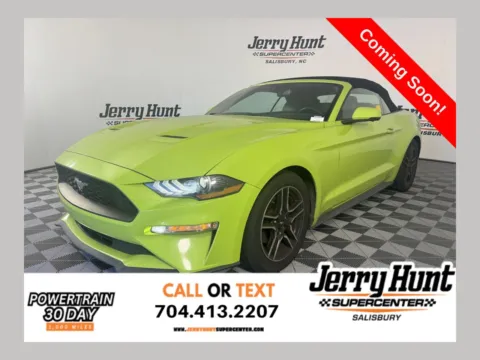 Green 2020 Ford Mustang EcoBoost Premium for sale in Salisbury, NC