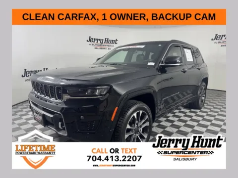 Black 2023 Jeep Grand Cherokee Overland for sale in Salisbury, NC