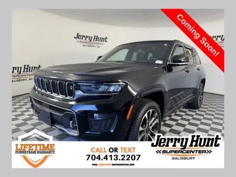 Black 2023 Jeep Grand Cherokee Overland for sale in Salisbury, NC