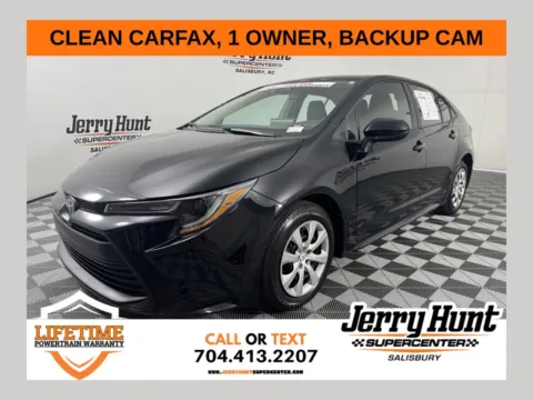 Black 2026 Toyota Corolla LE for sale in Salisbury, NC