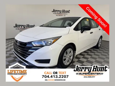 White 2024 Nissan Versa 1.6 S for sale in Salisbury, NC
