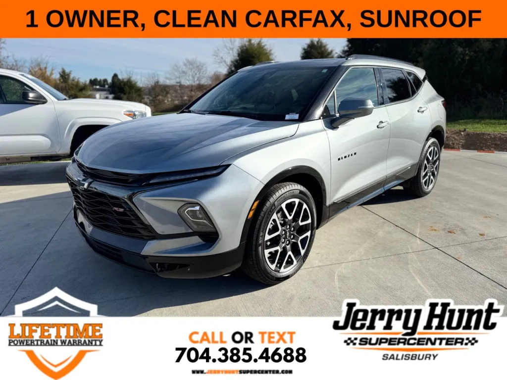 Used 2024 Chevrolet Blazer RS for sale in Salisbury, NC at Jerry