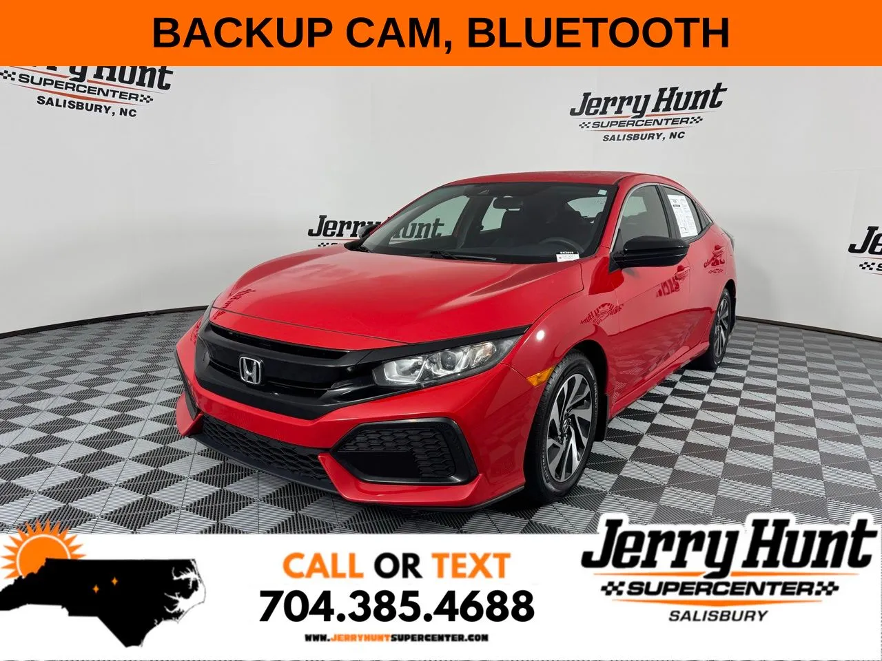 Red 2019 Honda Civic LX for sale in Salisbury, NC