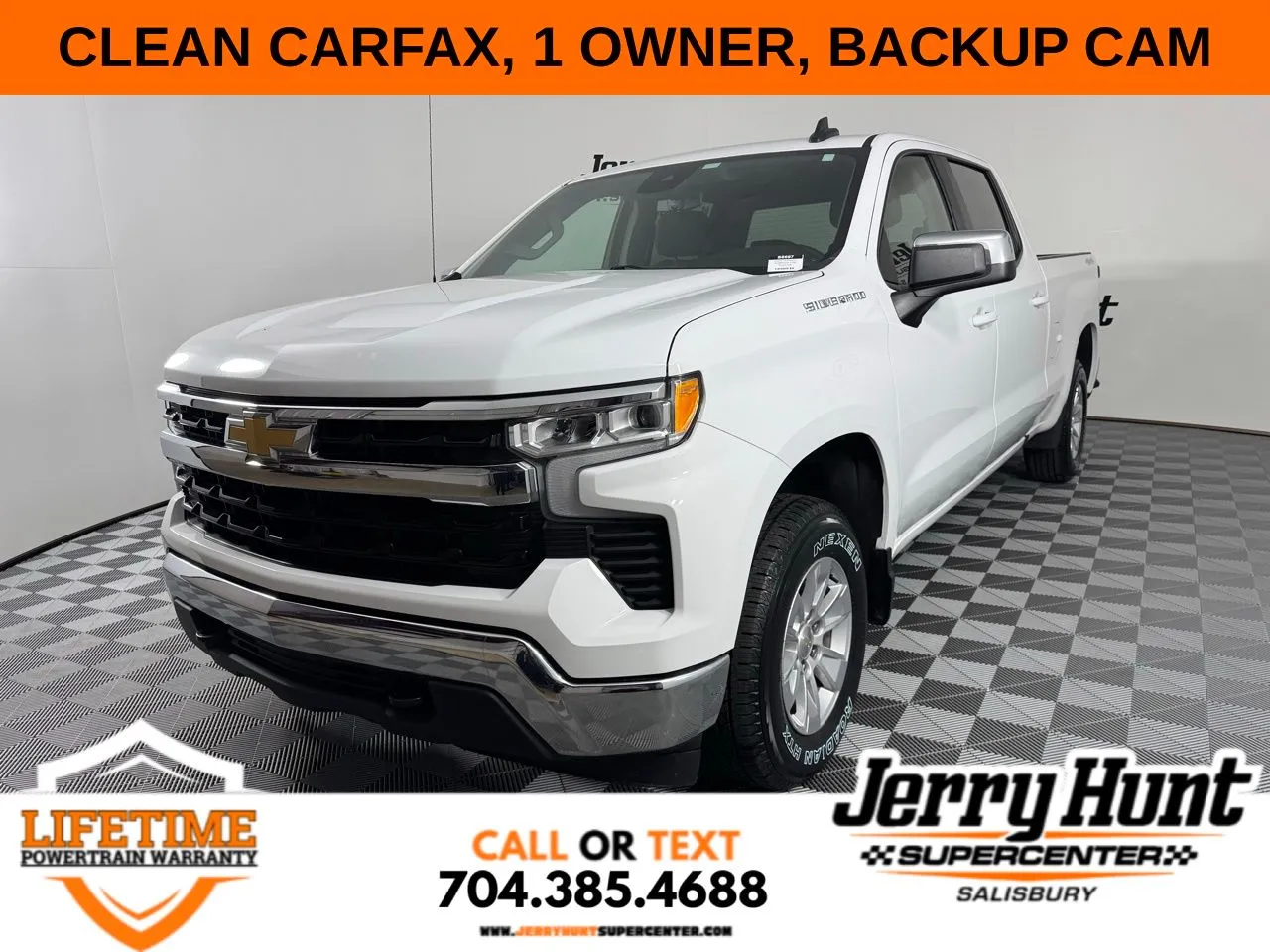 White 2023 Chevrolet Silverado 1500 LT for sale in Salisbury, NC