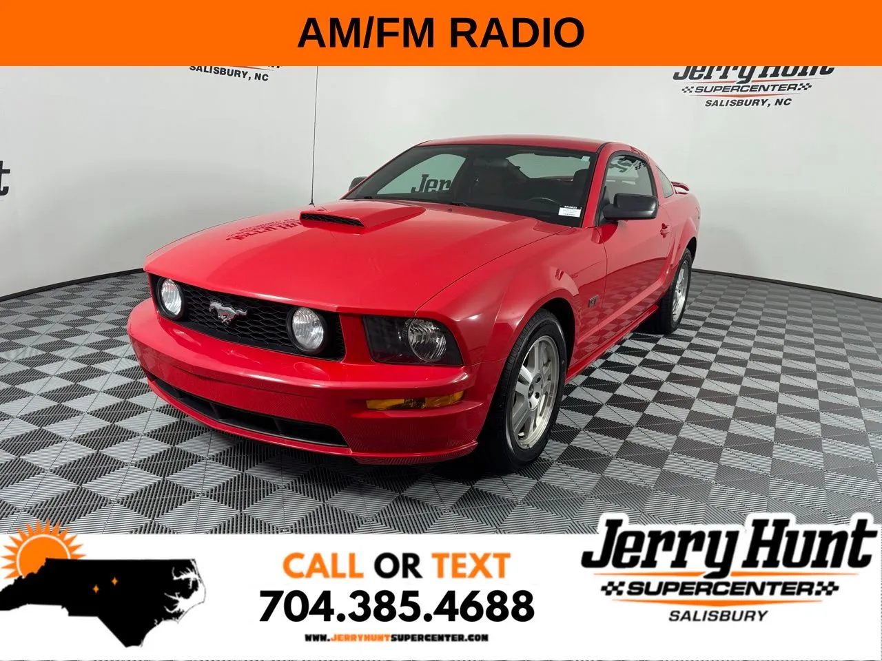 Red 2007 Ford Mustang GT Deluxe for sale in Salisbury, NC