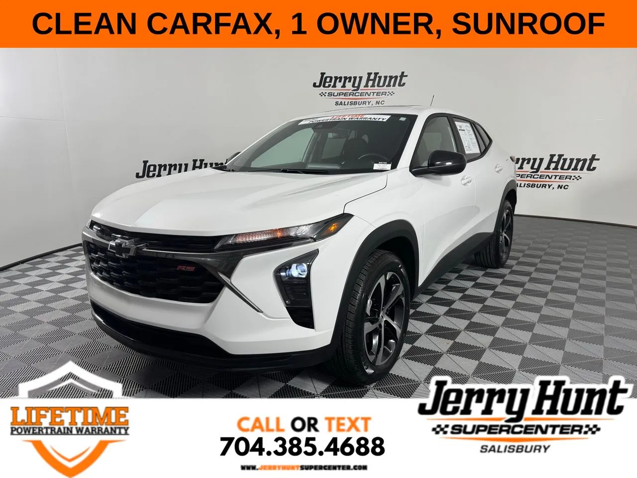 White 2025 Chevrolet Trax 1RS for sale in Salisbury, NC