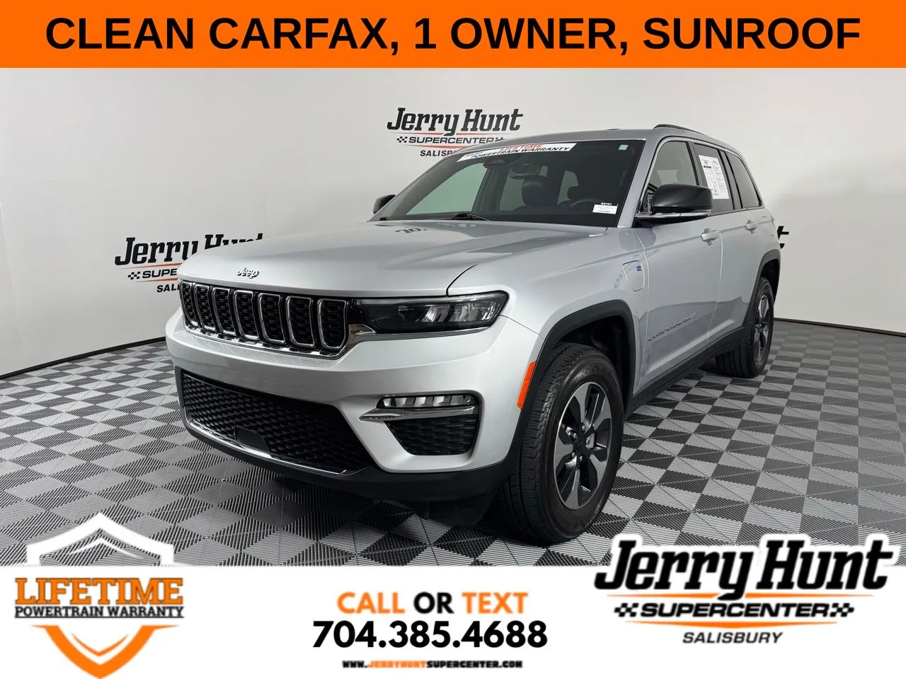 Silver 2024 Jeep Grand Cherokee 4xe for sale in Salisbury, NC