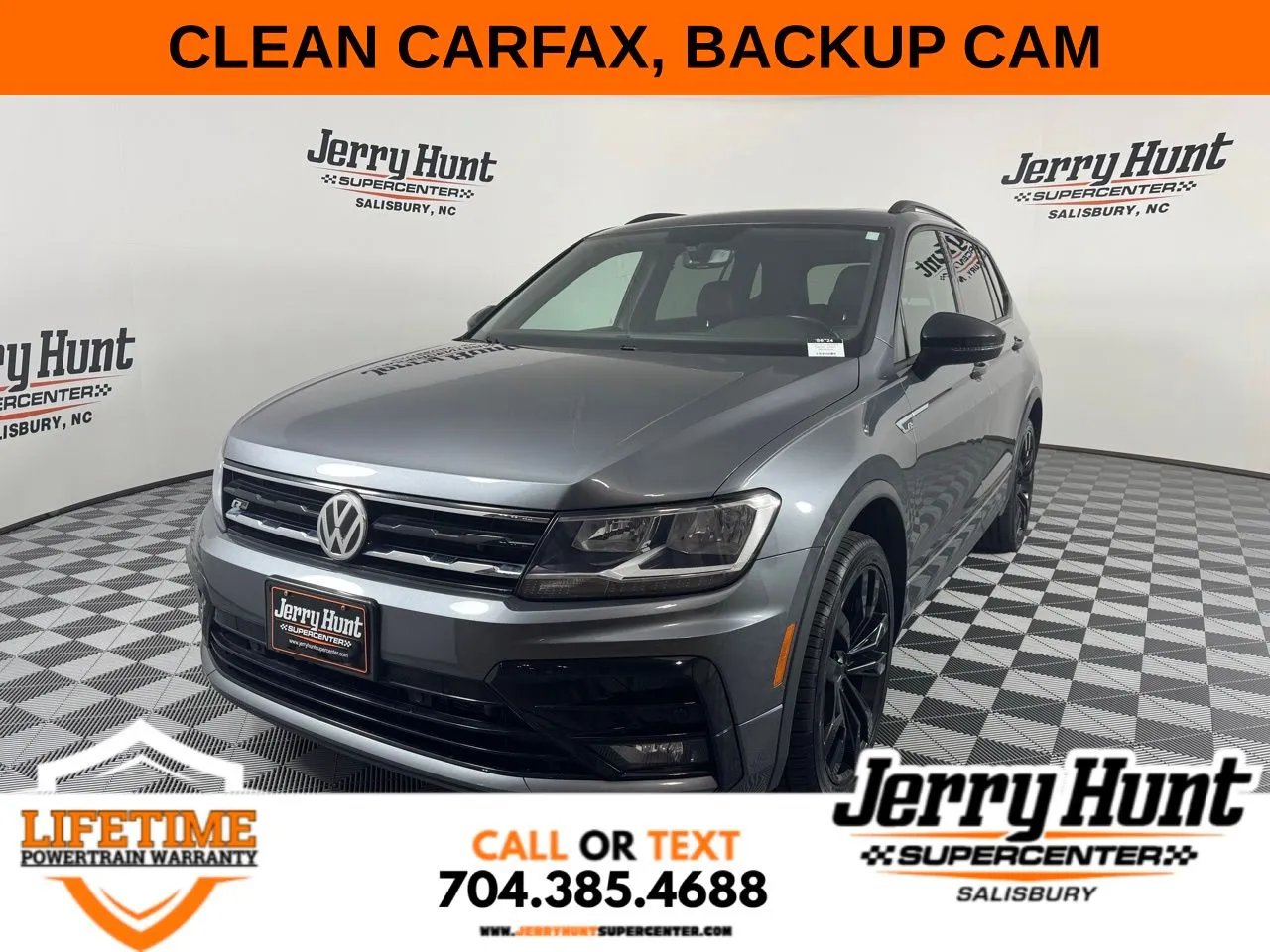 Gray 2021 Volkswagen Tiguan 2.0T SE R-Line Black for sale in Salisbury, NC