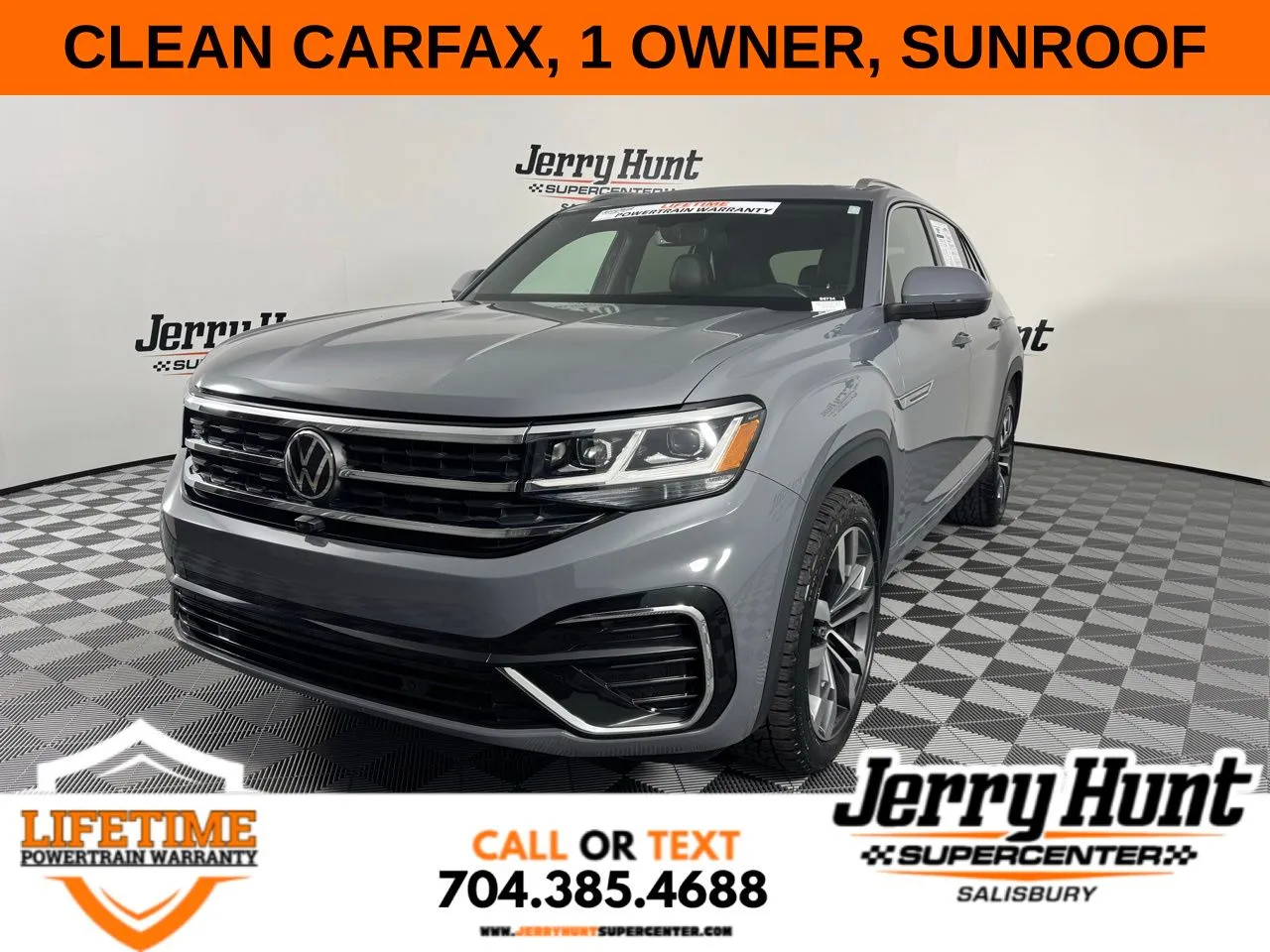 Gray 2023 Volkswagen Atlas Cross Sport 3.6L V6 SEL Premium R-Line for sale in Salisbury, NC