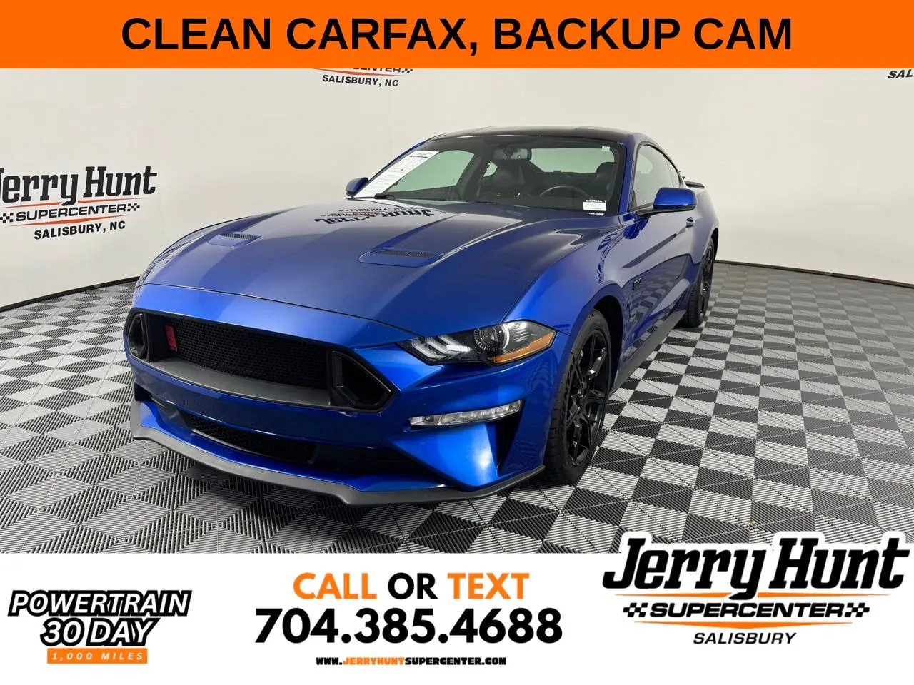 Blue 2018 Ford Mustang GT Premium for sale in Salisbury, NC