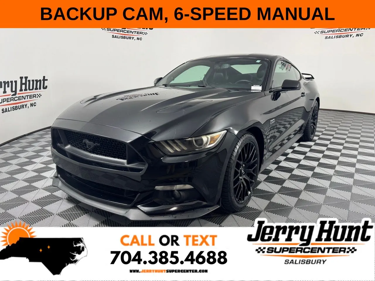 Black 2015 Ford Mustang GT for sale in Salisbury, NC