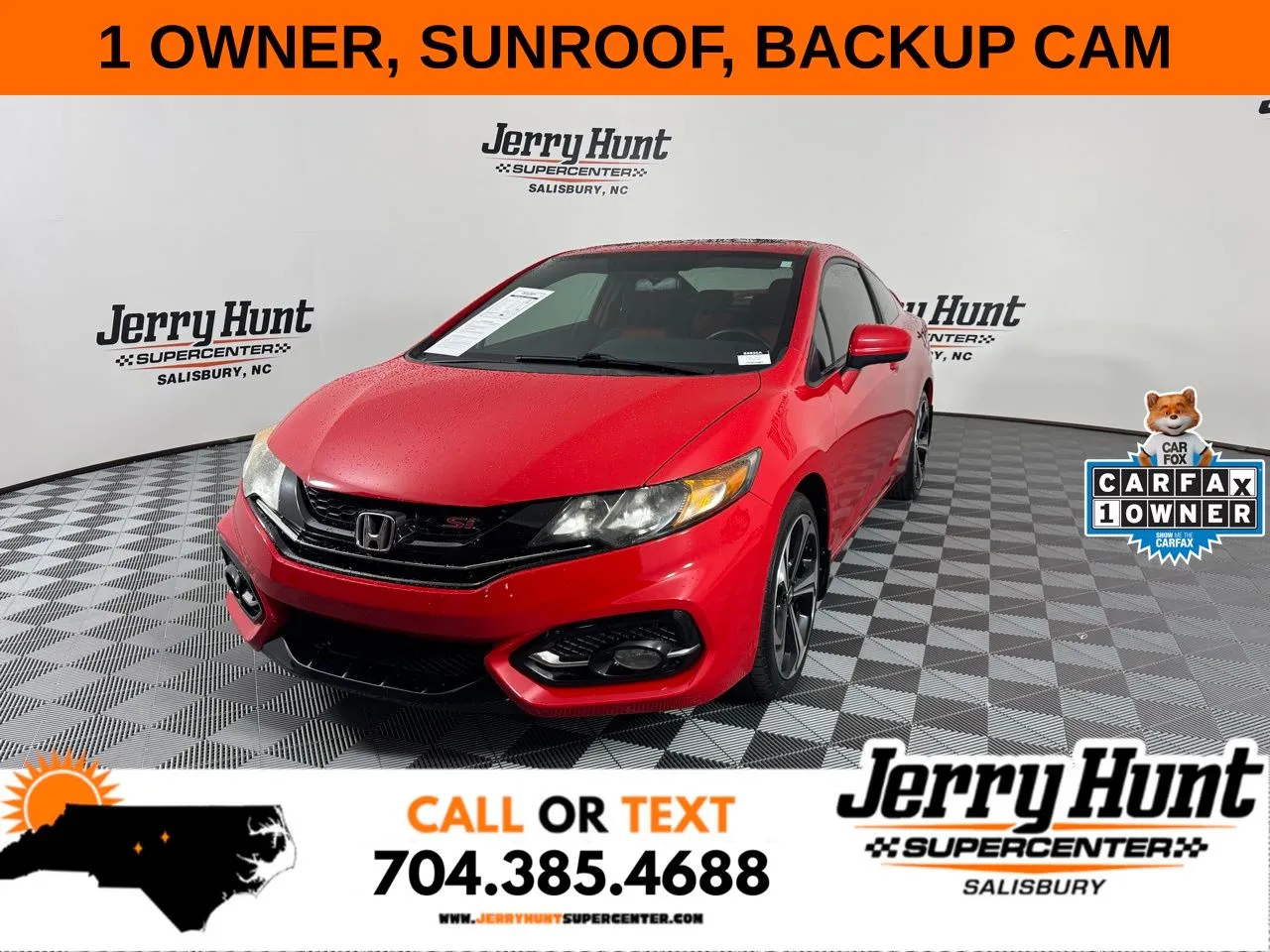 Red 2014 Honda Civic Si for sale in Salisbury, NC