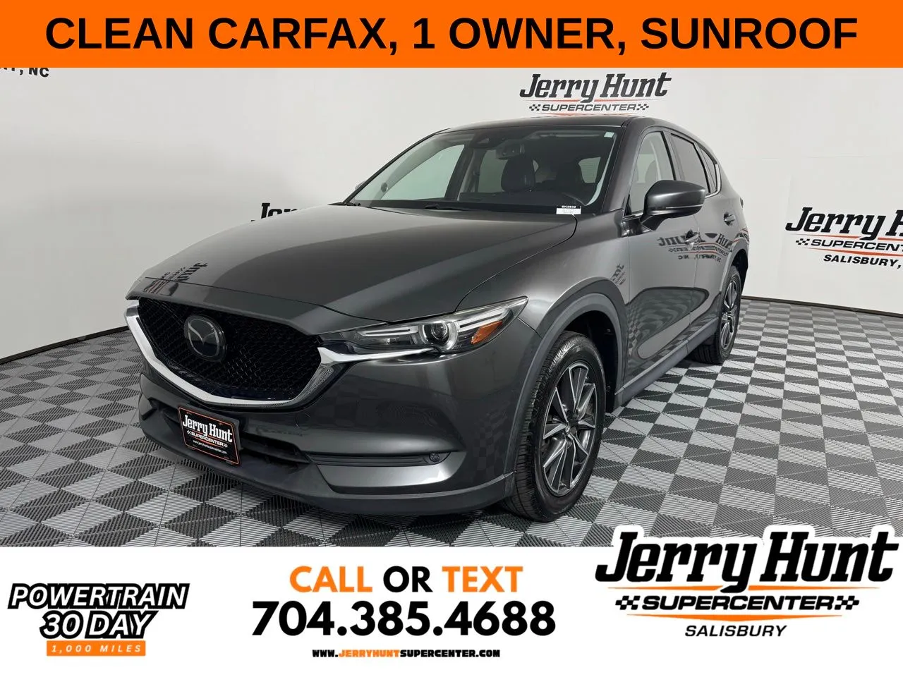 Gray 2017 Mazda CX-5 Grand Touring for sale in Salisbury, NC