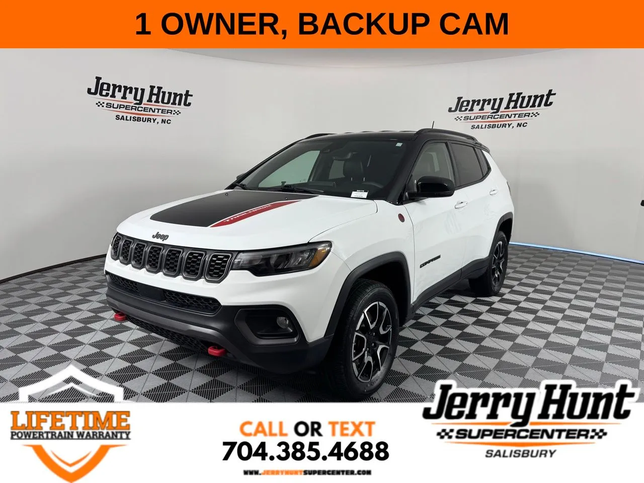 White 2024 Jeep Compass Trailhawk for sale in Salisbury, NC