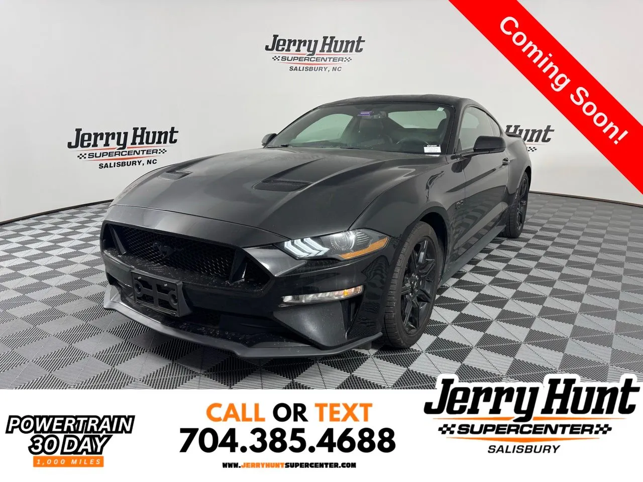 Black 2018 Ford Mustang GT Premium for sale in Salisbury, NC