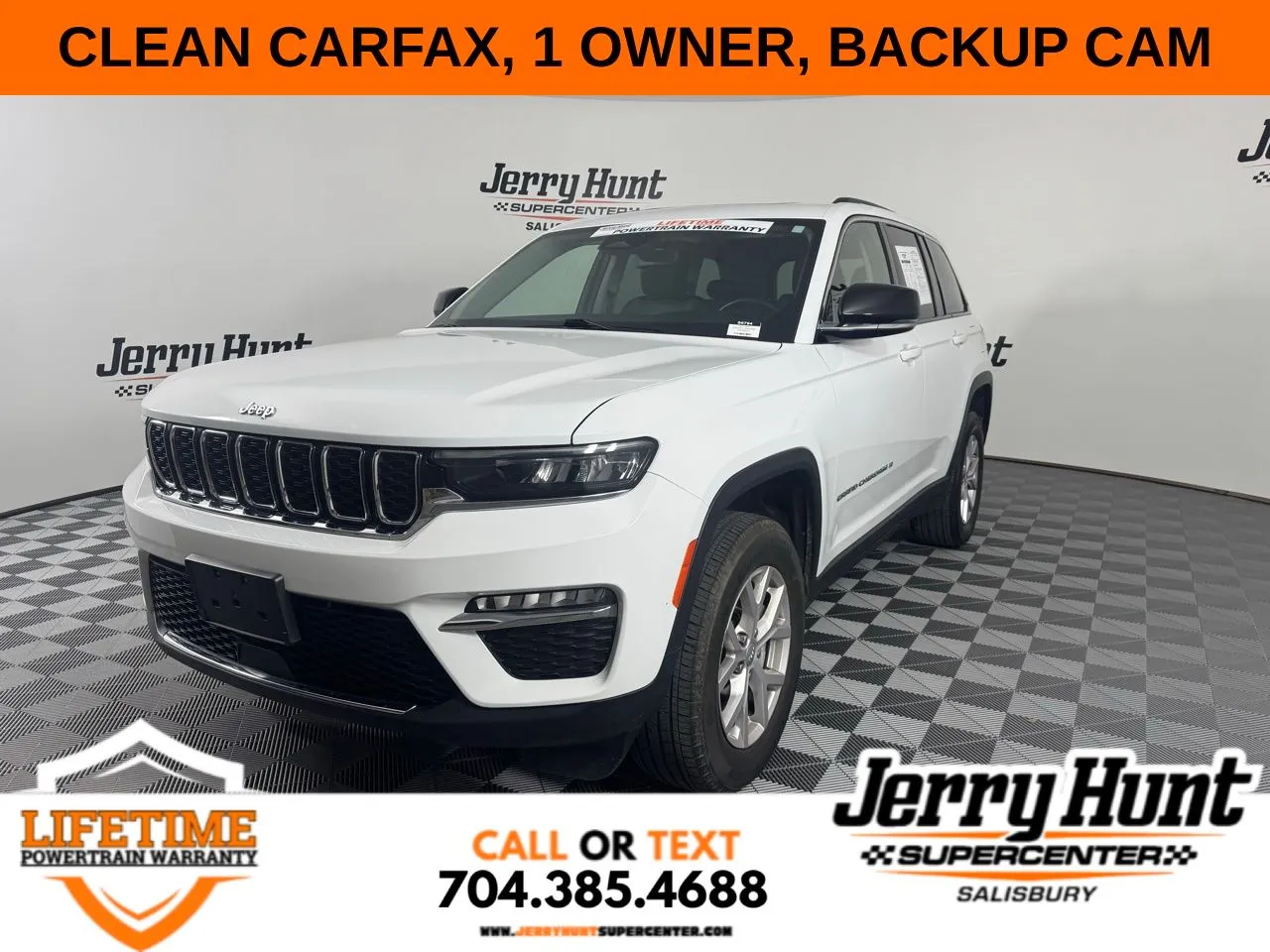 White 2022 Jeep Grand Cherokee Limited for sale in Salisbury, NC