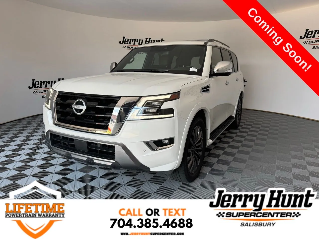 White 2024 Nissan Armada Platinum for sale in Salisbury, NC