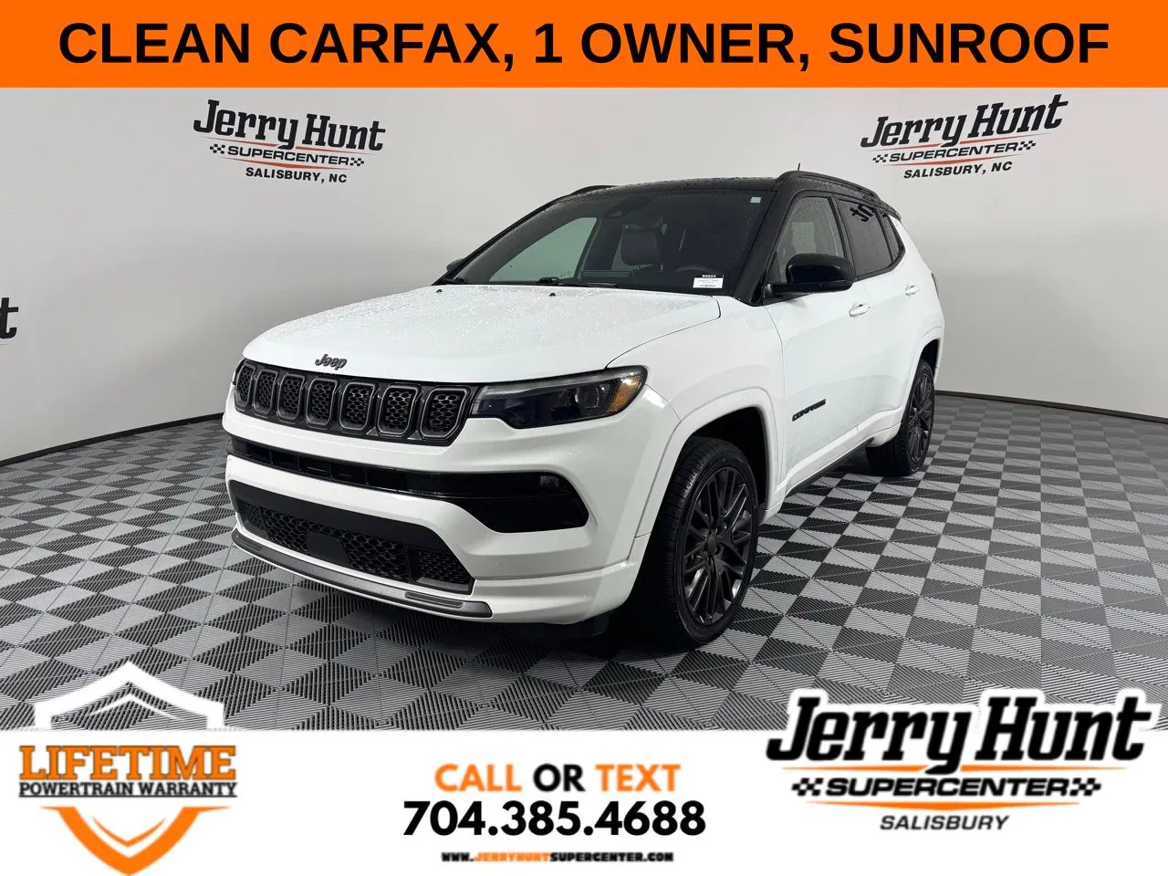 White 2023 Jeep Compass High Altitude for sale in Salisbury, NC