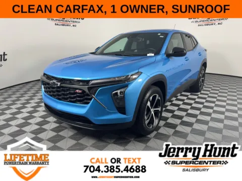 Blue 2025 Chevrolet Trax 1RS for sale in Salisbury, NC