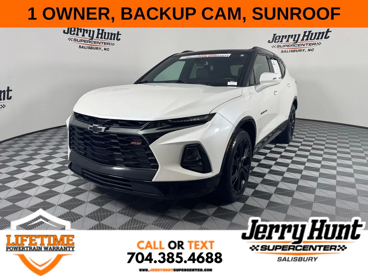 White 2022 Chevrolet Blazer RS for sale in Salisbury, NC