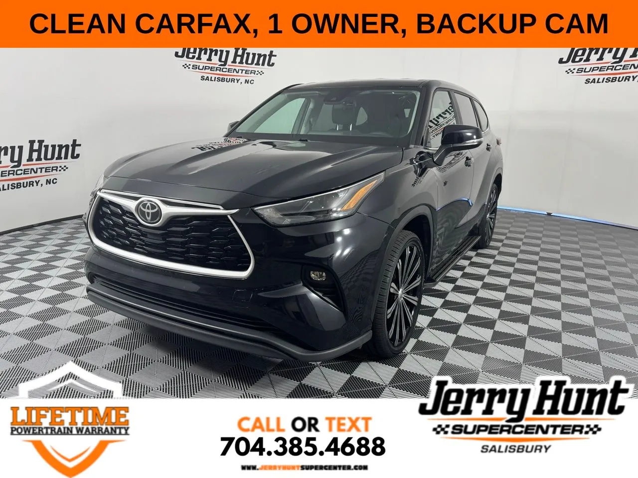 Black 2023 Toyota Highlander LE for sale in Salisbury, NC