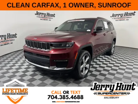 Red 2021 Jeep Grand Cherokee L Limited for sale in Salisbury, NC