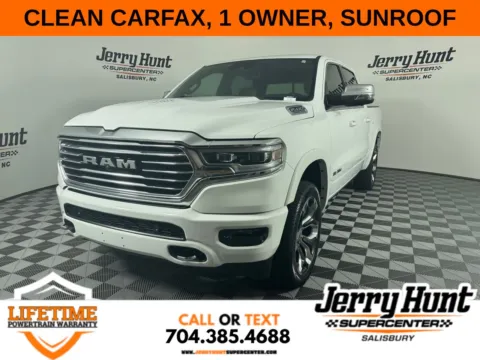 White 2023 Ram 1500 Laramie Longhorn for sale in Salisbury, NC