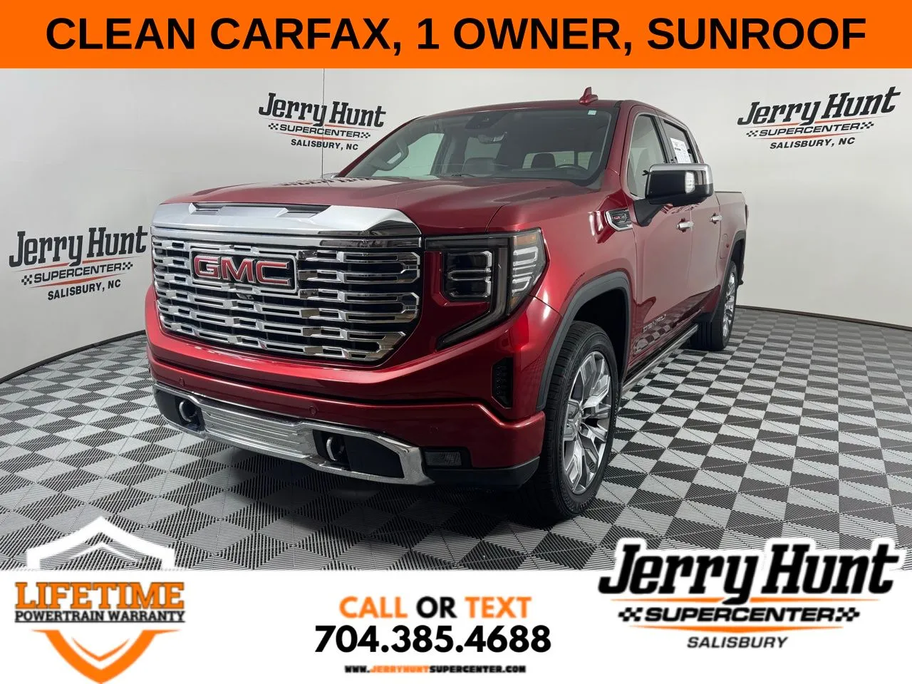 Red 2022 GMC Sierra 1500 Denali for sale in Salisbury, NC