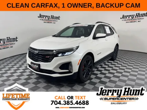 White 2022 Chevrolet Equinox RS for sale in Salisbury, NC