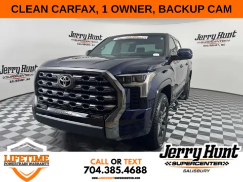 Blue 2022 Toyota Tundra Platinum for sale in Salisbury, NC