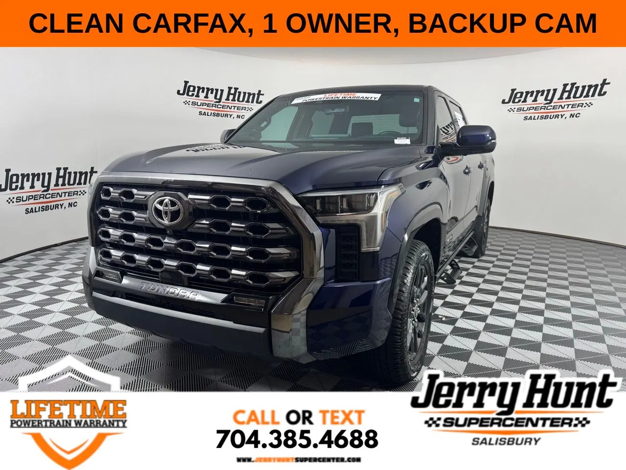 Blue 2022 Toyota Tundra Platinum for sale in Salisbury, NC
