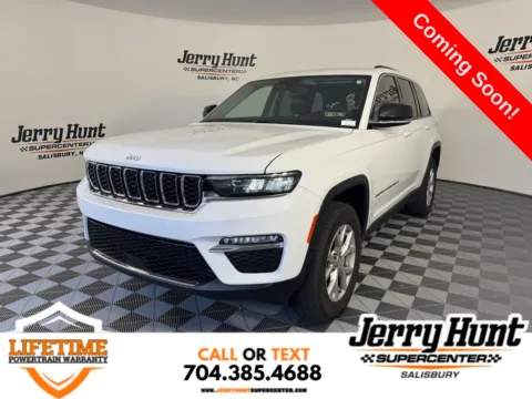 White 2022 Jeep Grand Cherokee Limited for sale in Salisbury, NC