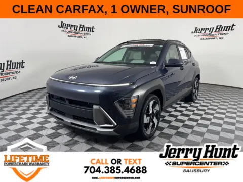 Blue 2024 Hyundai Kona Limited for sale in Salisbury, NC