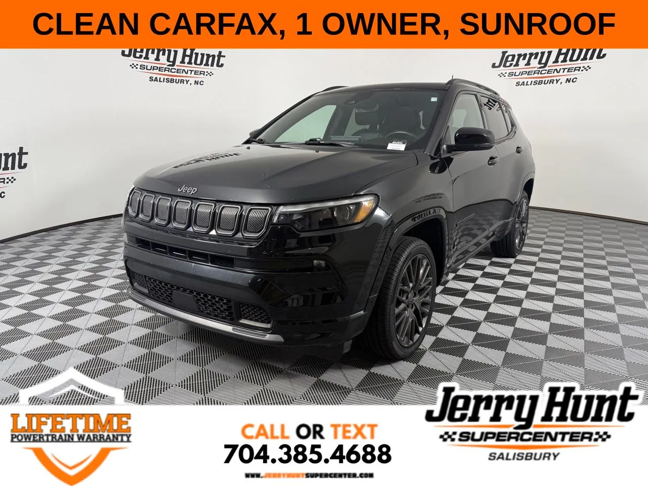 Black 2022 Jeep Compass High Altitude for sale in Salisbury, NC