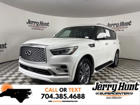 White 2021 INFINITI QX80 LUXE for sale in Salisbury, NC