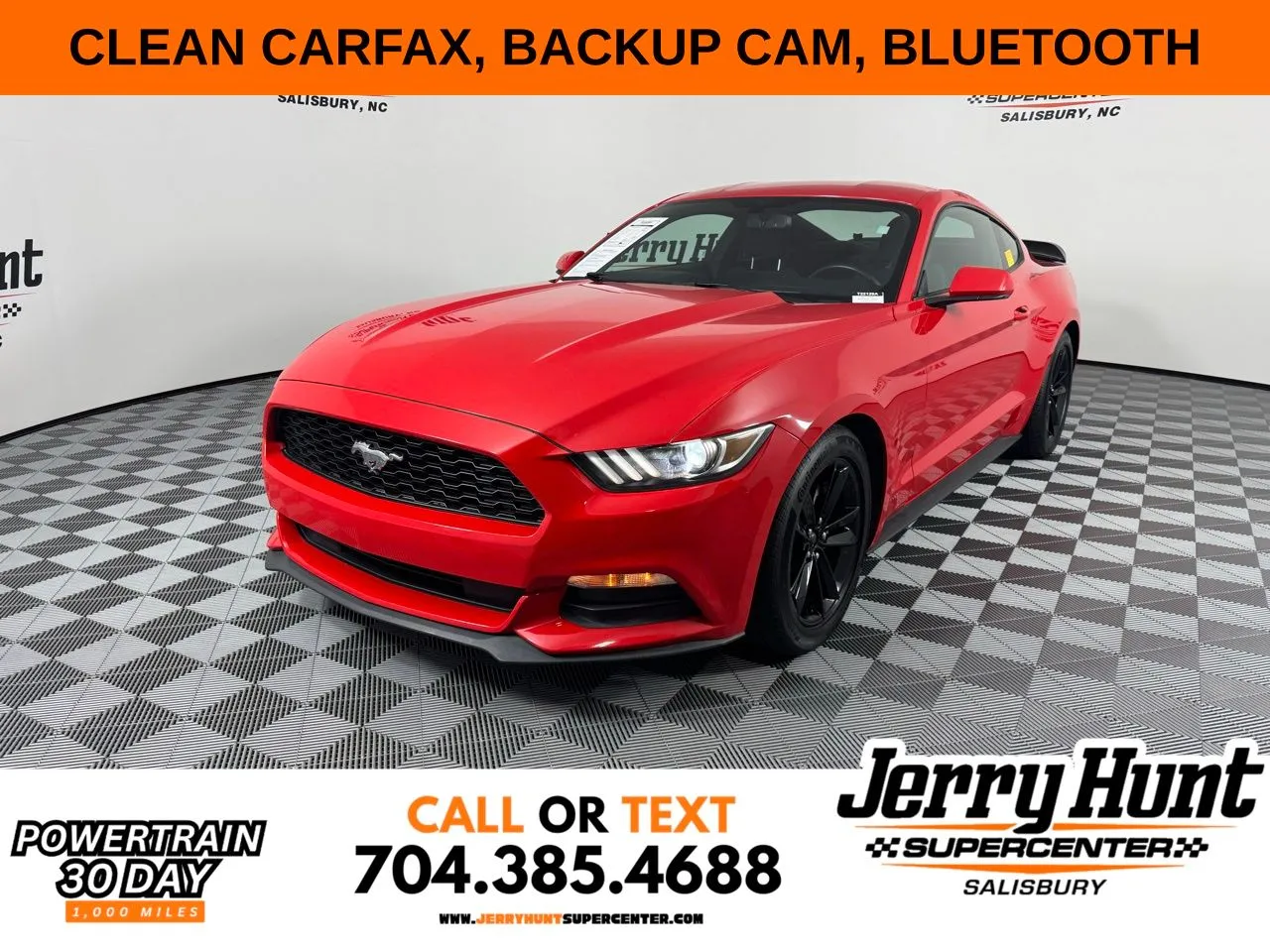 Red 2017 Ford Mustang V6 for sale in Salisbury, NC