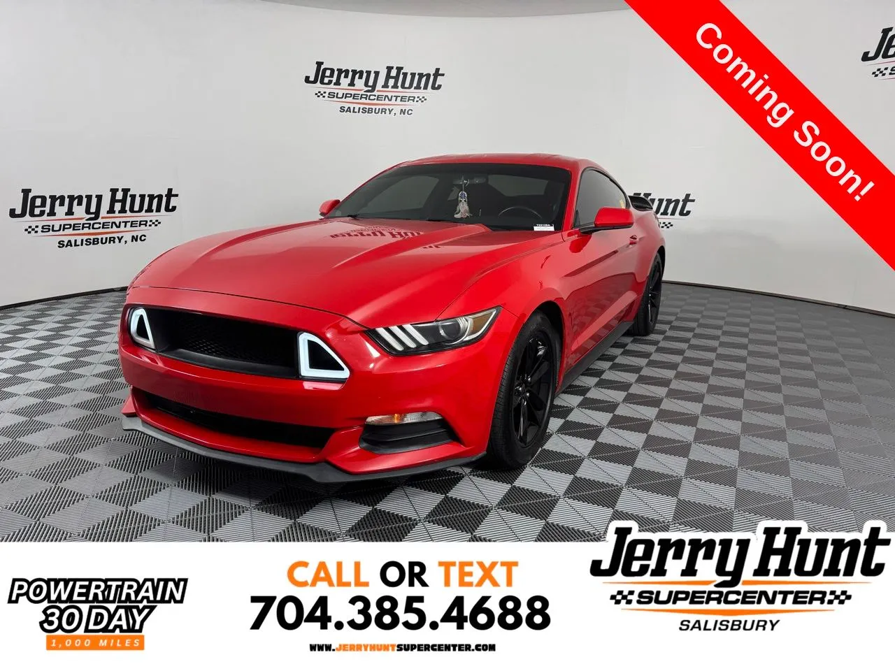 Red 2017 Ford Mustang V6 for sale in Salisbury, NC