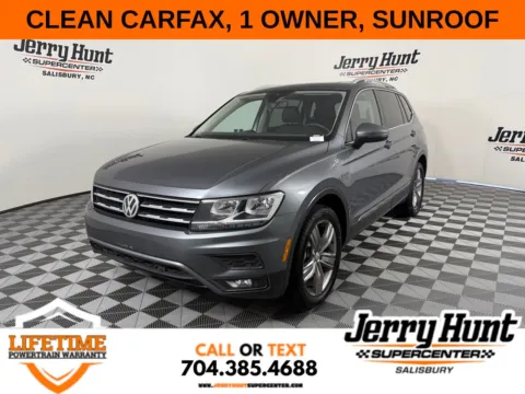 Gray 2021 Volkswagen Tiguan 2.0T SEL for sale in Salisbury, NC