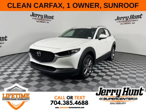 White 2022 Mazda CX-30 2.5 S Premium Package for sale in Salisbury, NC