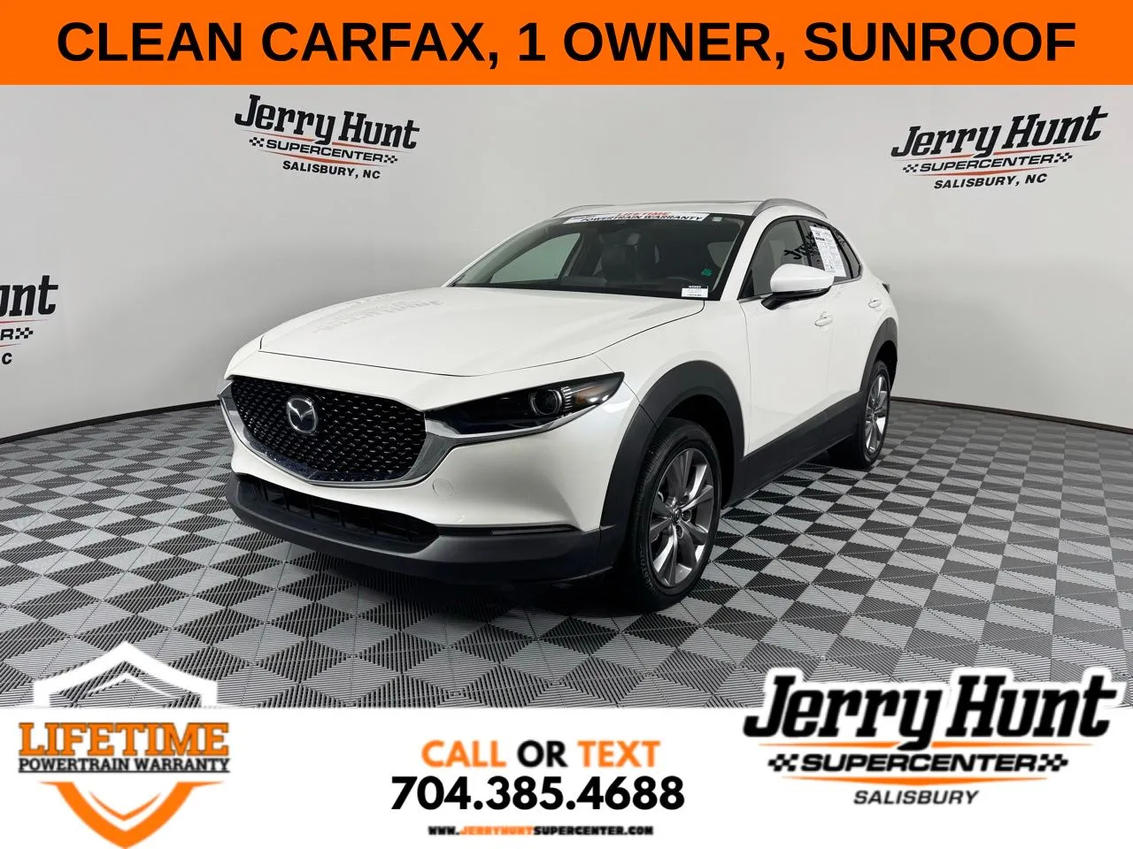 White 2022 Mazda CX-30 2.5 S Premium Package for sale in Salisbury, NC
