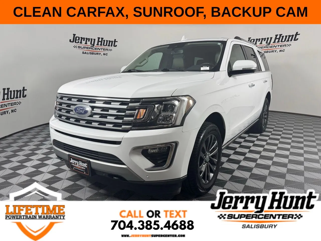 White 2021 Ford Expedition Limited for sale in Salisbury, NC