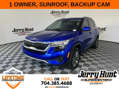 Blue 2021 Kia Seltos S for sale in Salisbury, NC