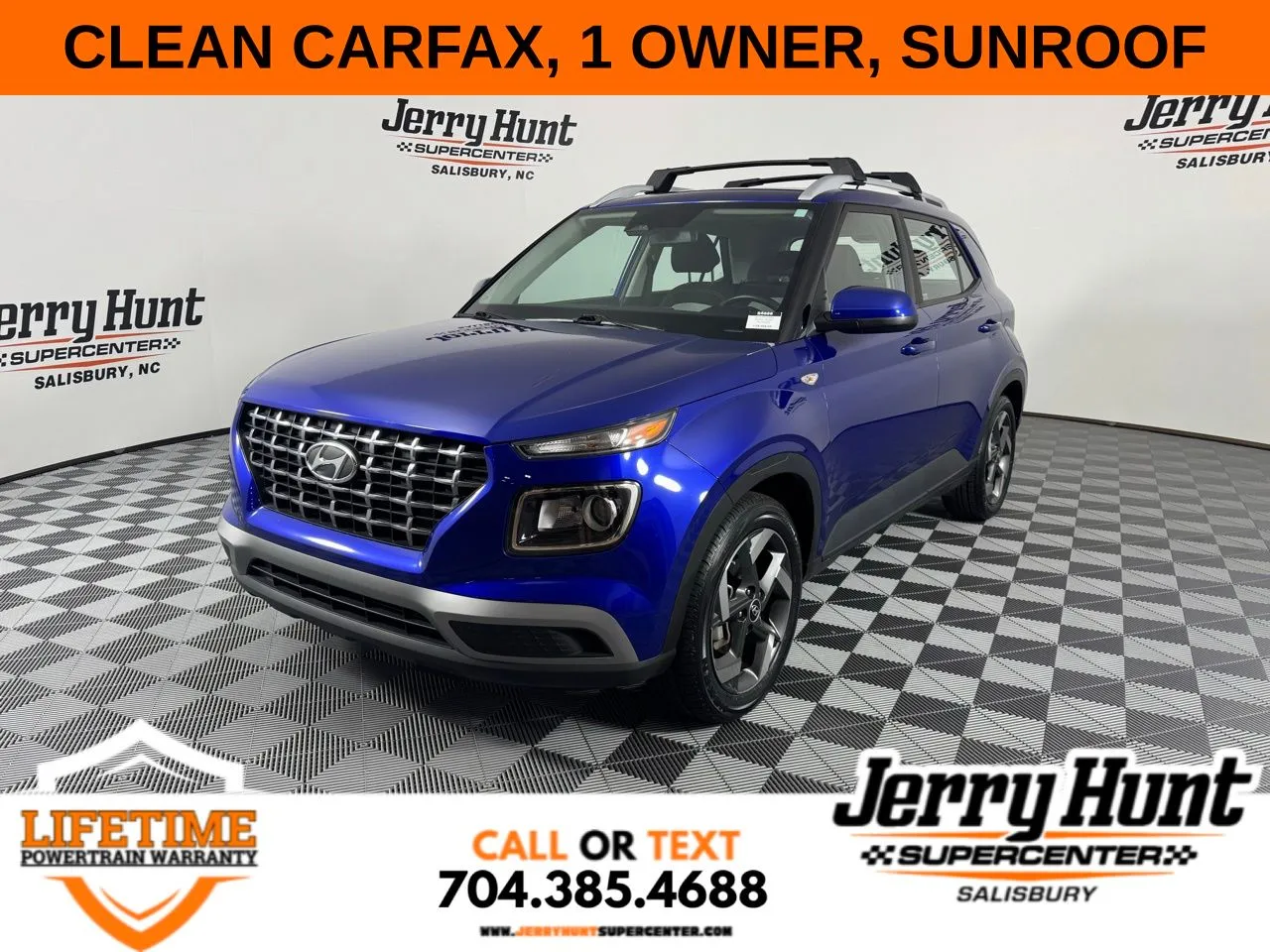 Blue 2023 Hyundai Venue SEL for sale in Salisbury, NC