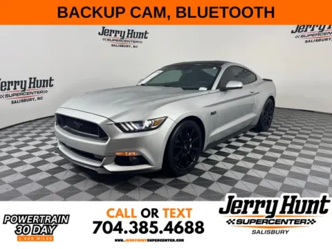 Silver 2016 Ford Mustang GT Premium for sale in Salisbury, NC
