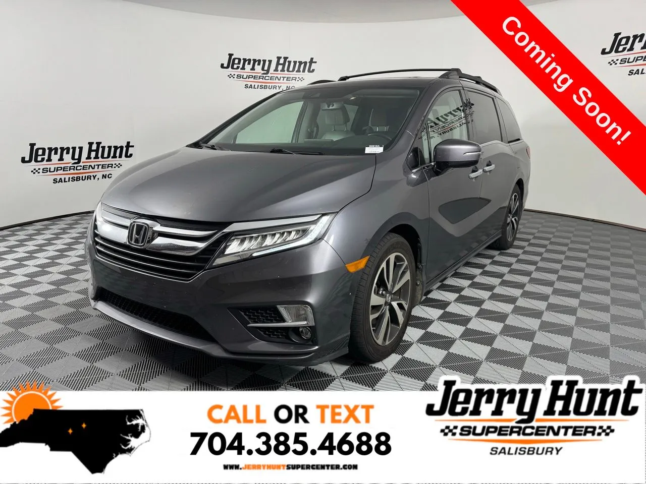 Gray 2019 Honda Odyssey Elite for sale in Salisbury, NC