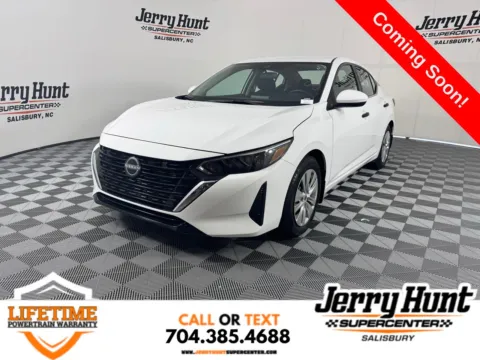 White 2025 Nissan Sentra S for sale in Salisbury, NC
